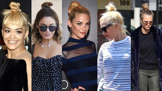 50 Celebrity Top Knot Hairstyles
