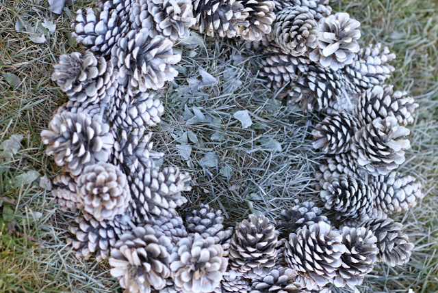 Pine Cone Wreath Tutorial