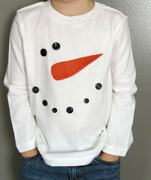 snowman tshirt