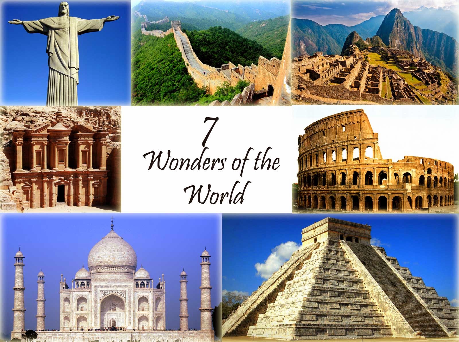 Must Visit New 7 Wonders of the World