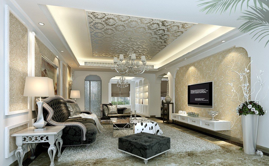 30 Best Living Room Wallpaper Ideas