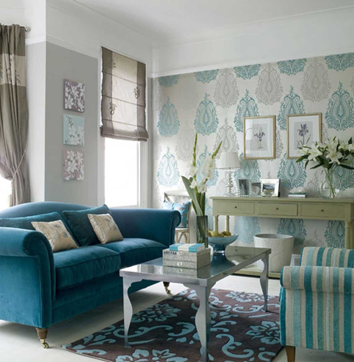 30 Best Living Room Wallpaper Ideas