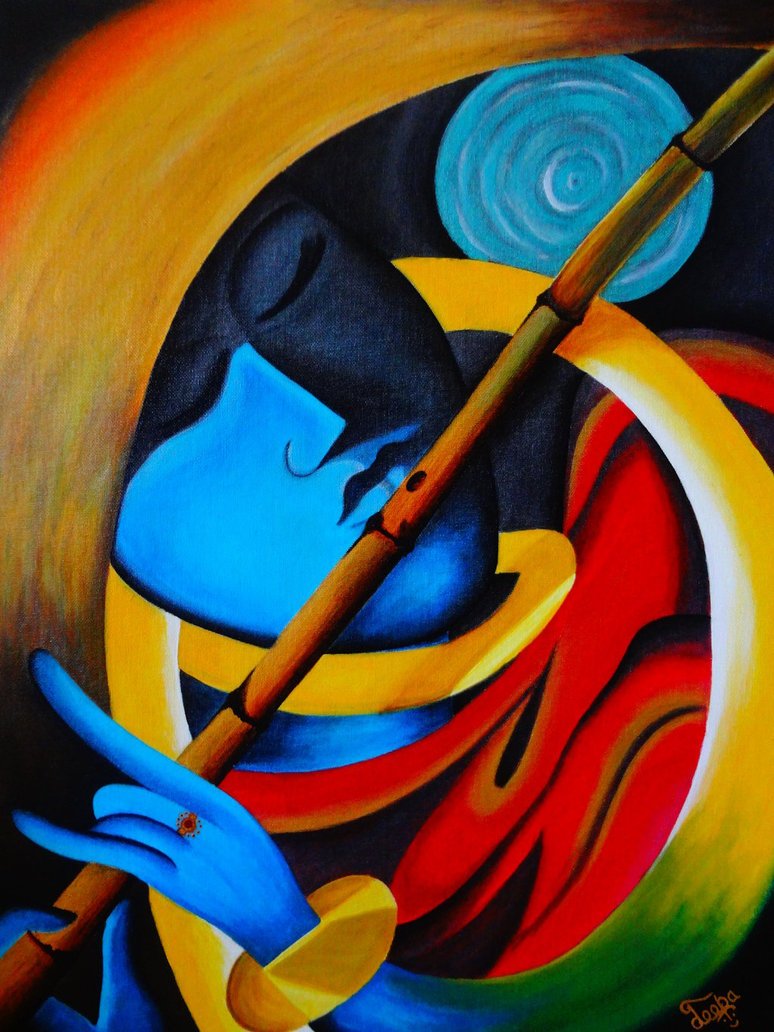 lord_krishna___harmony_of_life___modern_art__