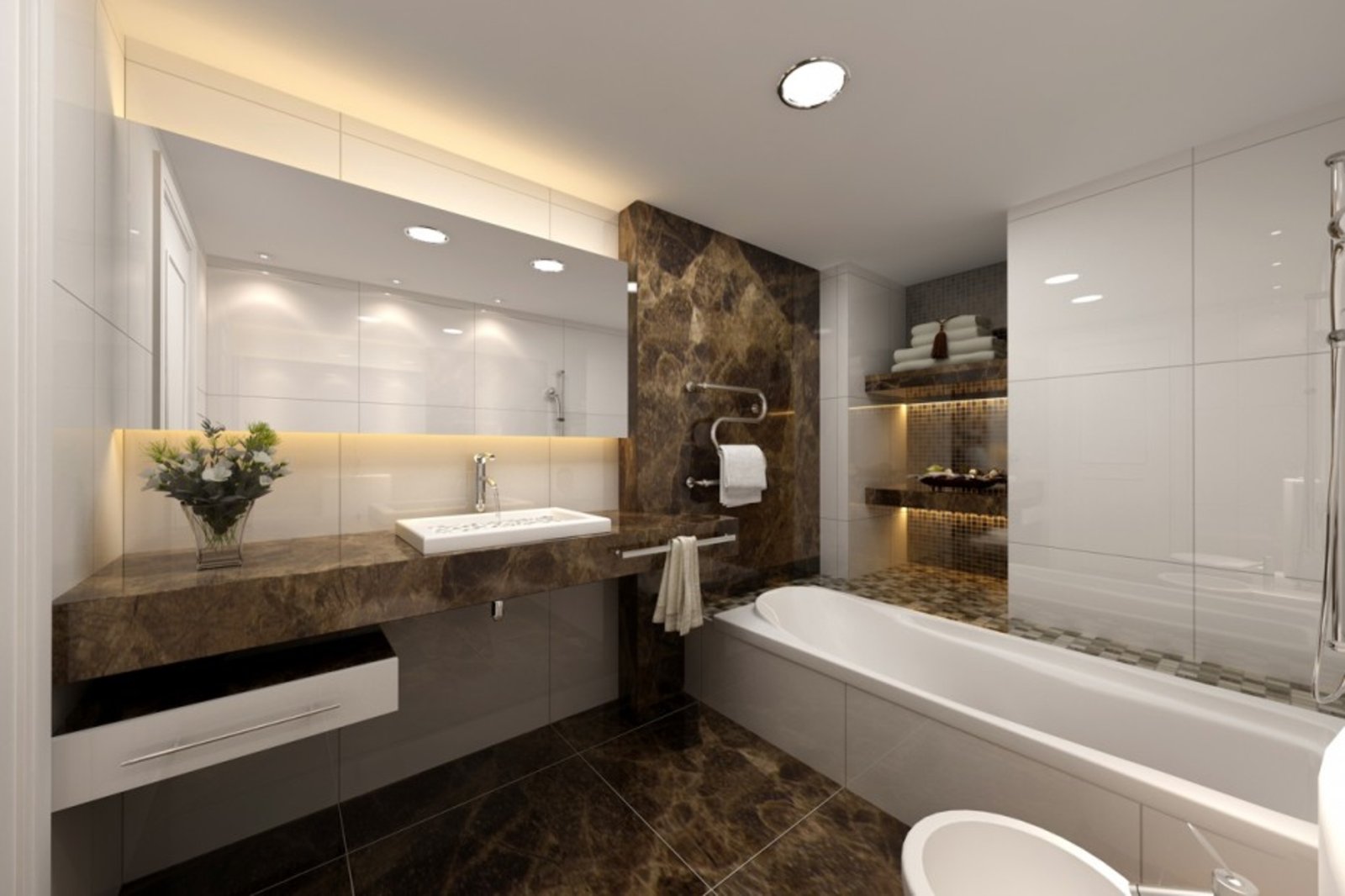 25 Modern Luxury Bathrooms Designs