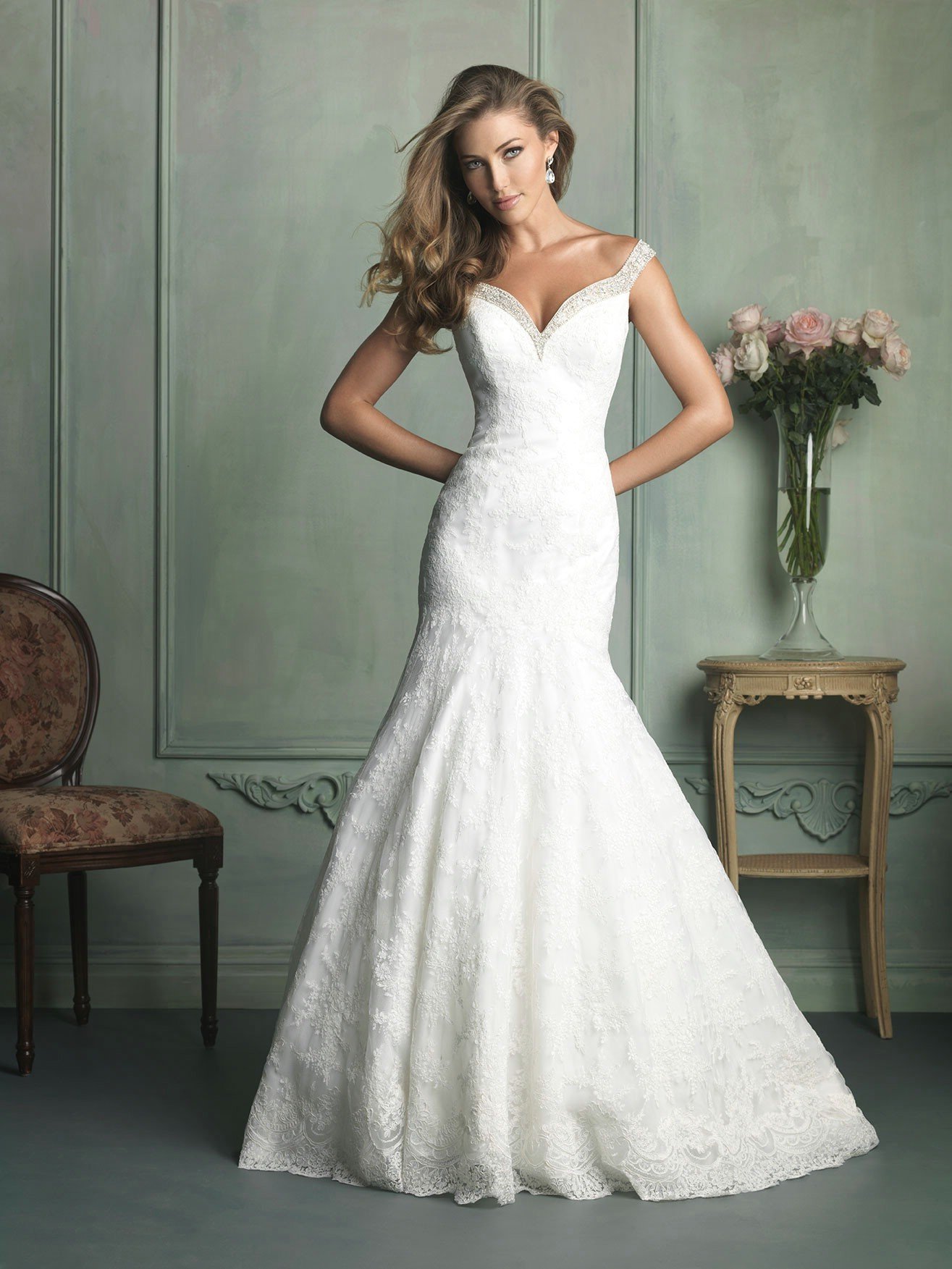 Mermaid Wedding Dress White - nelsonismissing