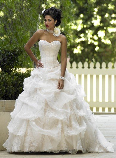 Ball Gown Wedding Dress with Beaded Bodice