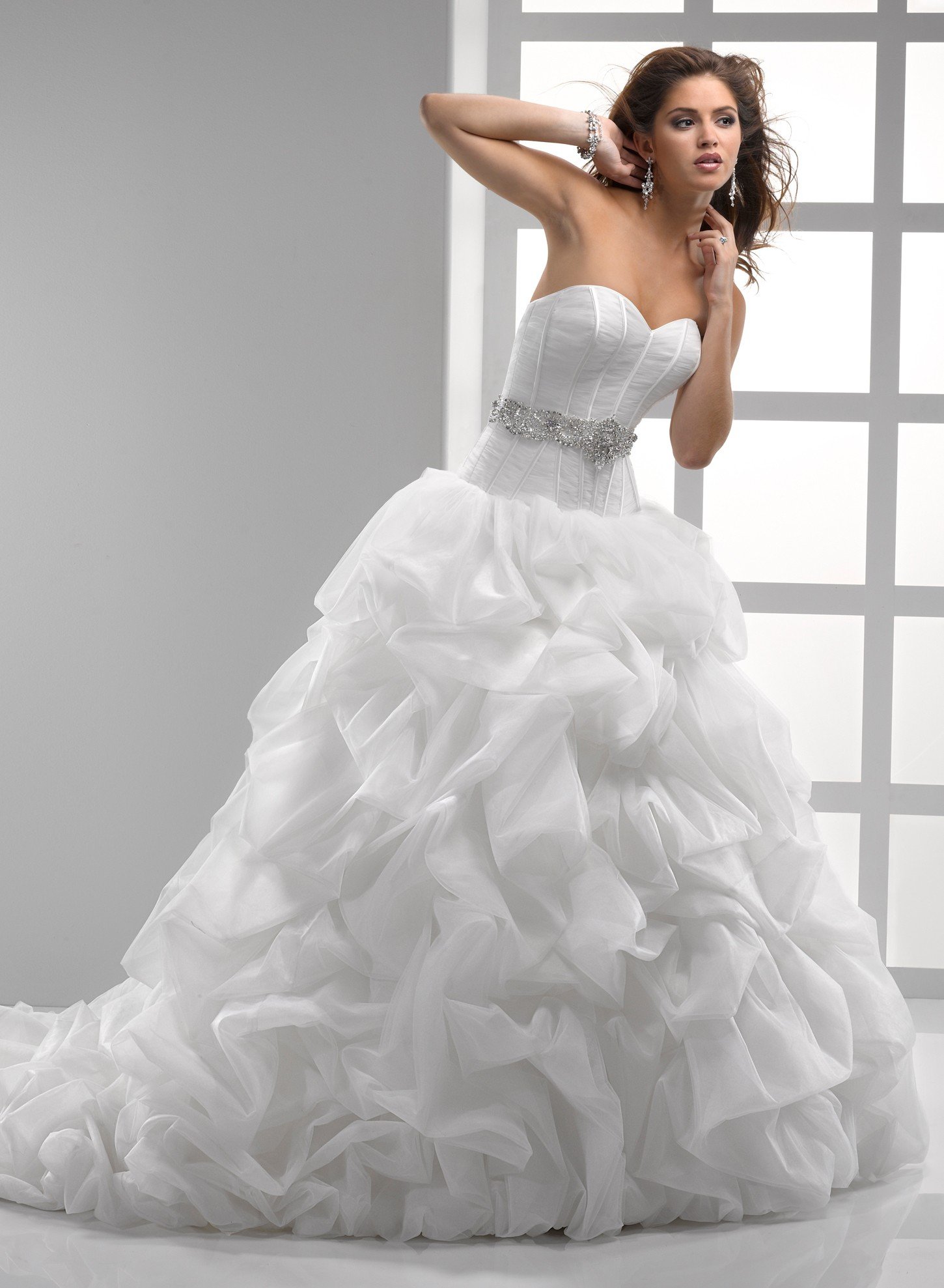 bedazzled ball gown wedding dresses