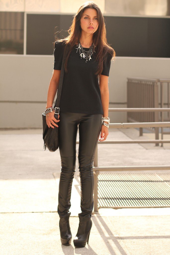 Sex Appeal and Style in Women's Leather Pants