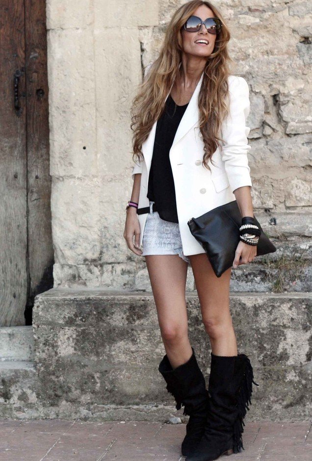 outfits with long blazer
