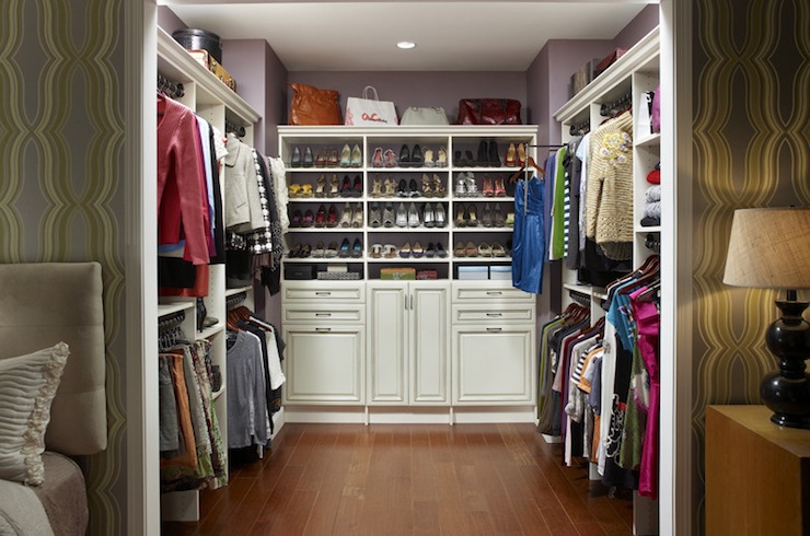 Gorgeous Colorful Walk In Closet Designs
