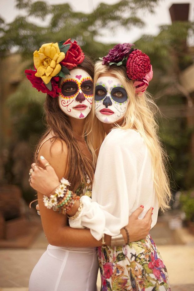 Scariest Halloween Makeup  For Day  of The Dead 