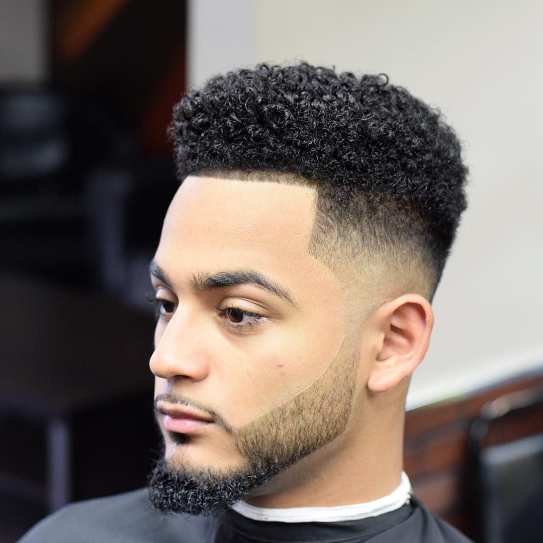 Top Inspiration 19+ Curly Fade Haircut Black