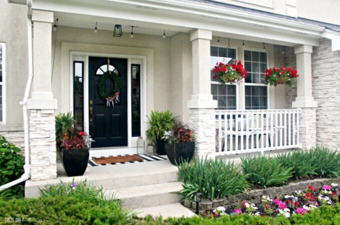 How to Decorate a Small Front Porch