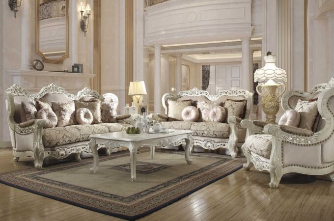 Meridian Furniture with Upholstery Fit for Royalty