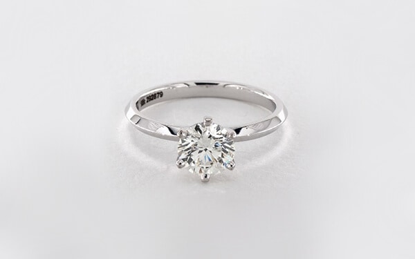 Diamond and Solitaire Ring