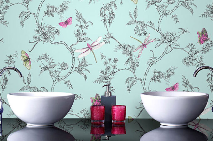Bathroom Decorating 101: Is Wallpaper Waterproof? How To Know If Your Wallpaper Should Be Sealed From Moisture