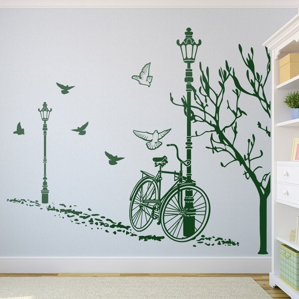A More Beautiful and Fun Living Room, with Wall Stickers