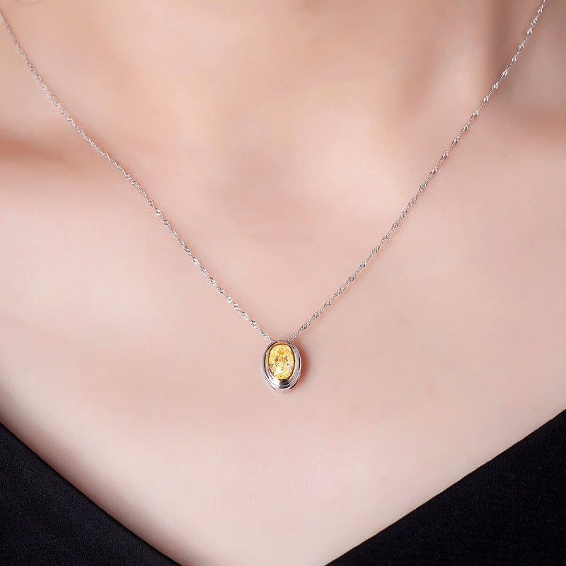 Look For The Finest Yellow Diamond Necklace Money Can Buy