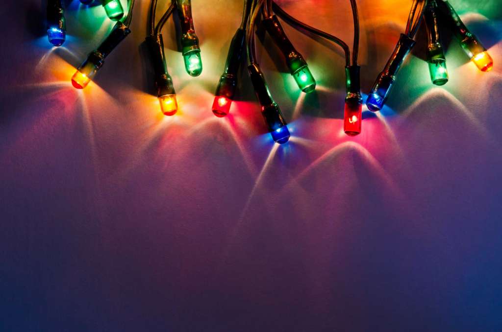 Warm White Light, Christmas Icicle and Colored String Light by Novtech
