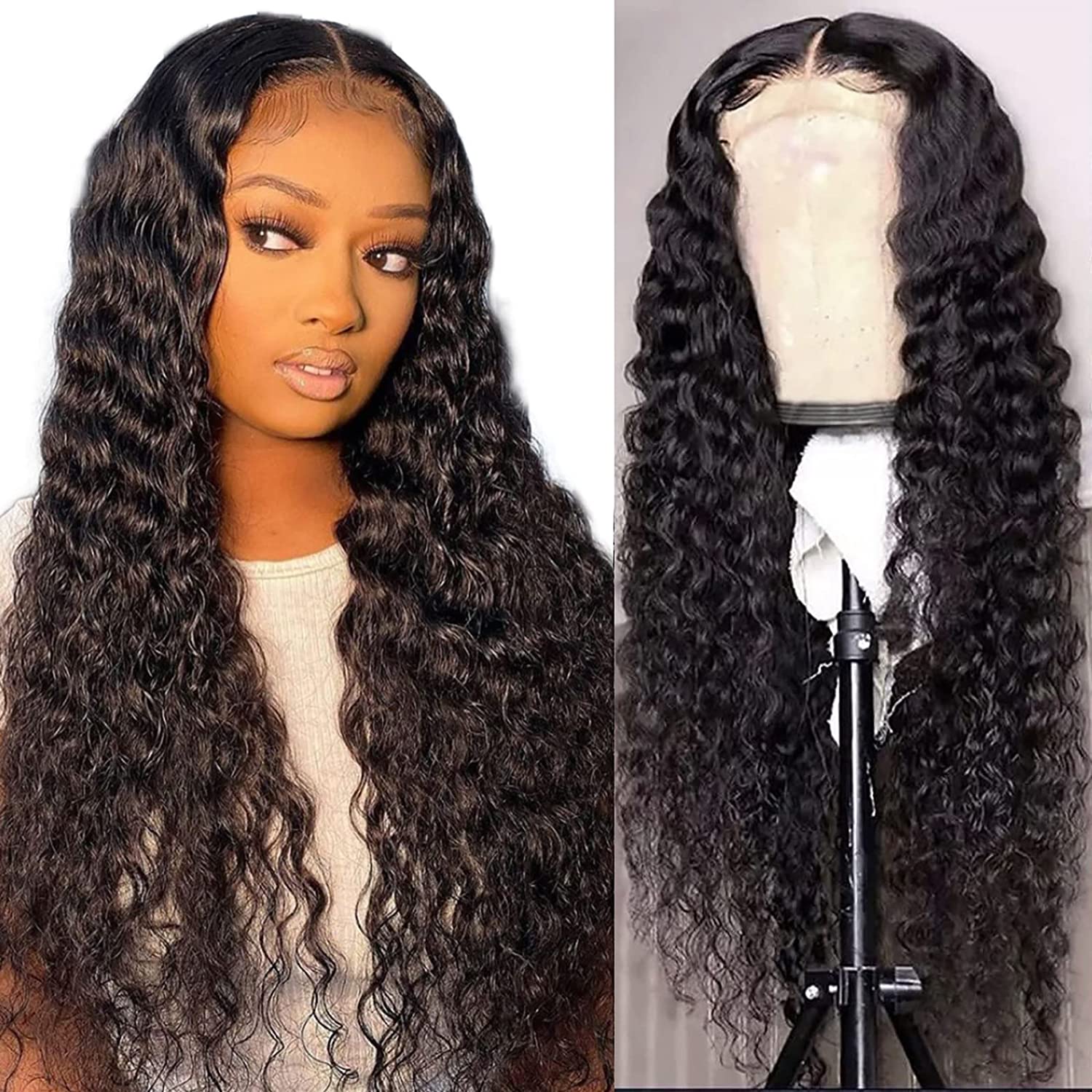 Let’s get chic with the deep wave wig