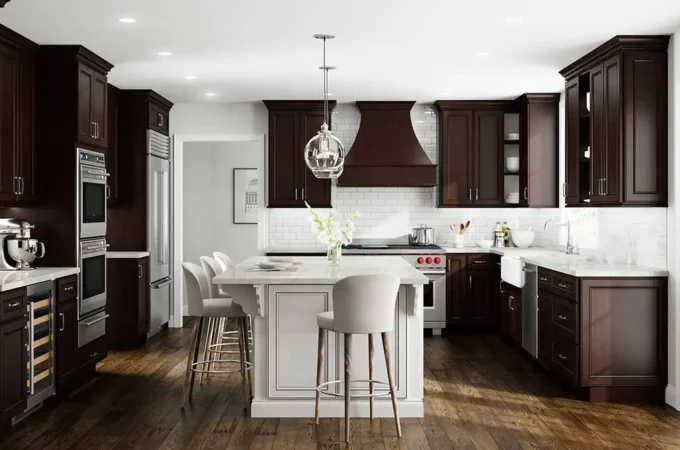 Must Try Ideas for Working with Brown Kitchen Cabinets