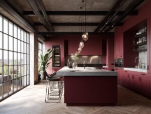 Burgundy Kitchen Cabinets The Bold Choice That’s Surprisingly Elegant