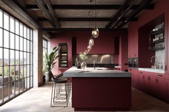 Burgundy Kitchen Cabinets The Bold Choice That’s Surprisingly Elegant