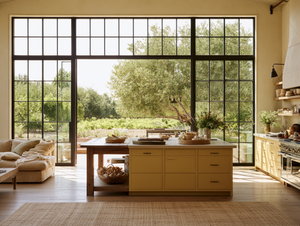 The Secret to Making Yellow Kitchen Cabinets Feel Sophisticated Not Overwhelming